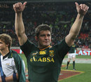 South Africa's Morne Steyn celebrates his side's victory