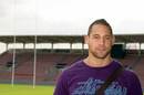 Toulouse's new signing Luke McAlister poses at the Wernest Wallon stadium