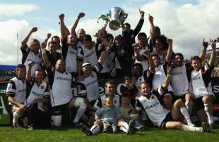 Toulouse celebrate with the Heineken Cup