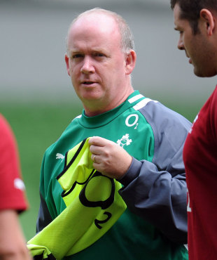 Ireland coach Declan Kidney, Ireland training session, Aviva Stadium, Dublin, Ireland, August 19, 2011