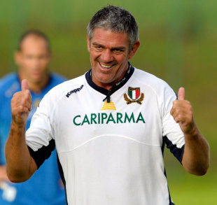 Italy coach Nick Mallett, Italy training session, Villabassa, near Toblach Hochpustertal, Italy, July 13, 2011
