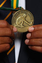 Wallabies fullback Kurtley Beale poses with the John Eales Medal