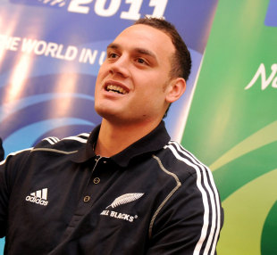 All Blacks fullback Israel Dagg talks to the media, New Zealand press conference, New Zealand v Tonga, Rugby World Cup, Heritage Hotel, Auckland, New Zealand, September 7, 2011