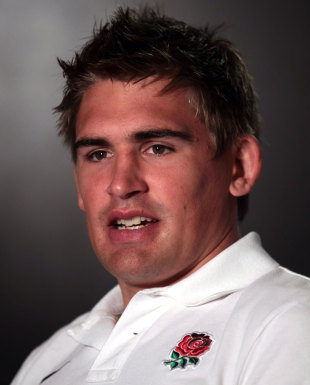 England fly-half Toby Flood pictured at a media session, Queenstown, New Zealand, September 15, 2011
