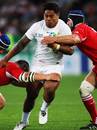 England's Manu Tuilagi finds himself the centre of attention