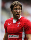 Wales back-row Ryan Jones looks on