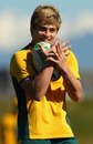 Australia wing James O'Connor seems to be enjoying himself during training