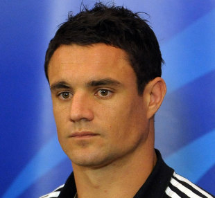 All Blacks fly-half Dan Carter faces the media, New Zealand press conference, Rugby World Cup, Auckland, New Zealand, October 3, 2011