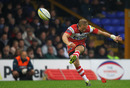 Gloucester's Tim Taylor aims for the posts