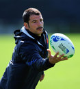 France coach Marc Lievremont juggles with the ball