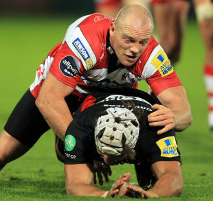 England's Mike Tindall returned to action for Gloucester on Saturday in their defeat to Saracens, Gloucester v Saracens, Aviva Premiership, Kingsholm, Gloucester, England, October 29, 2011