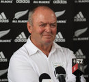Graham Henry tells the media he's stepping down as All Blacks head coach