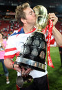The Golden Lions' Butch James embraces the Currie Cup