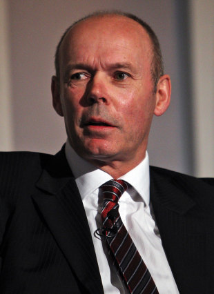 Sir Clive Woodward OBE, Director of Sport for the British Olympic Association speaks during a IOC meetings, Westminster Bridge Park Plaza, London, England, April 6, 2011