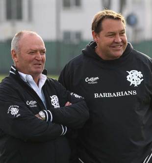 Barbarians coaching duo Graham Henry and Steve Hansen assess their squad