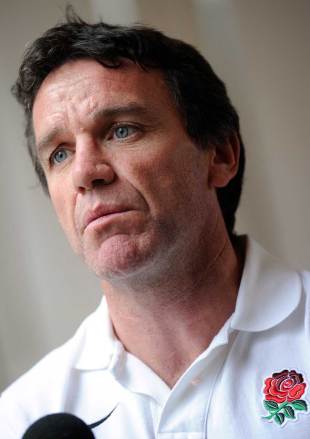 England's Mike Ford addresses journalists, Auckland, New Zealand, September 25, 2011