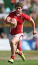 Wales' Harry Robinson sprints away against South Africa