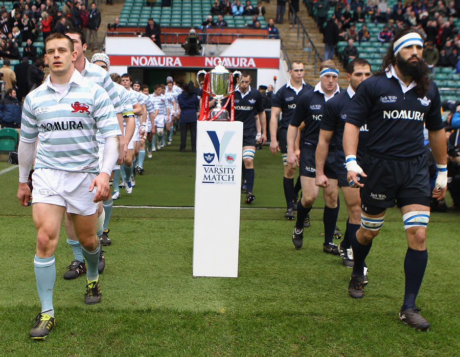 Cambridge and Oxford run out at Twickenham for the 130th Varsity Match
