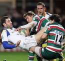 Leicester's Toby Flood helps upend Clermont's Julien Malzieu