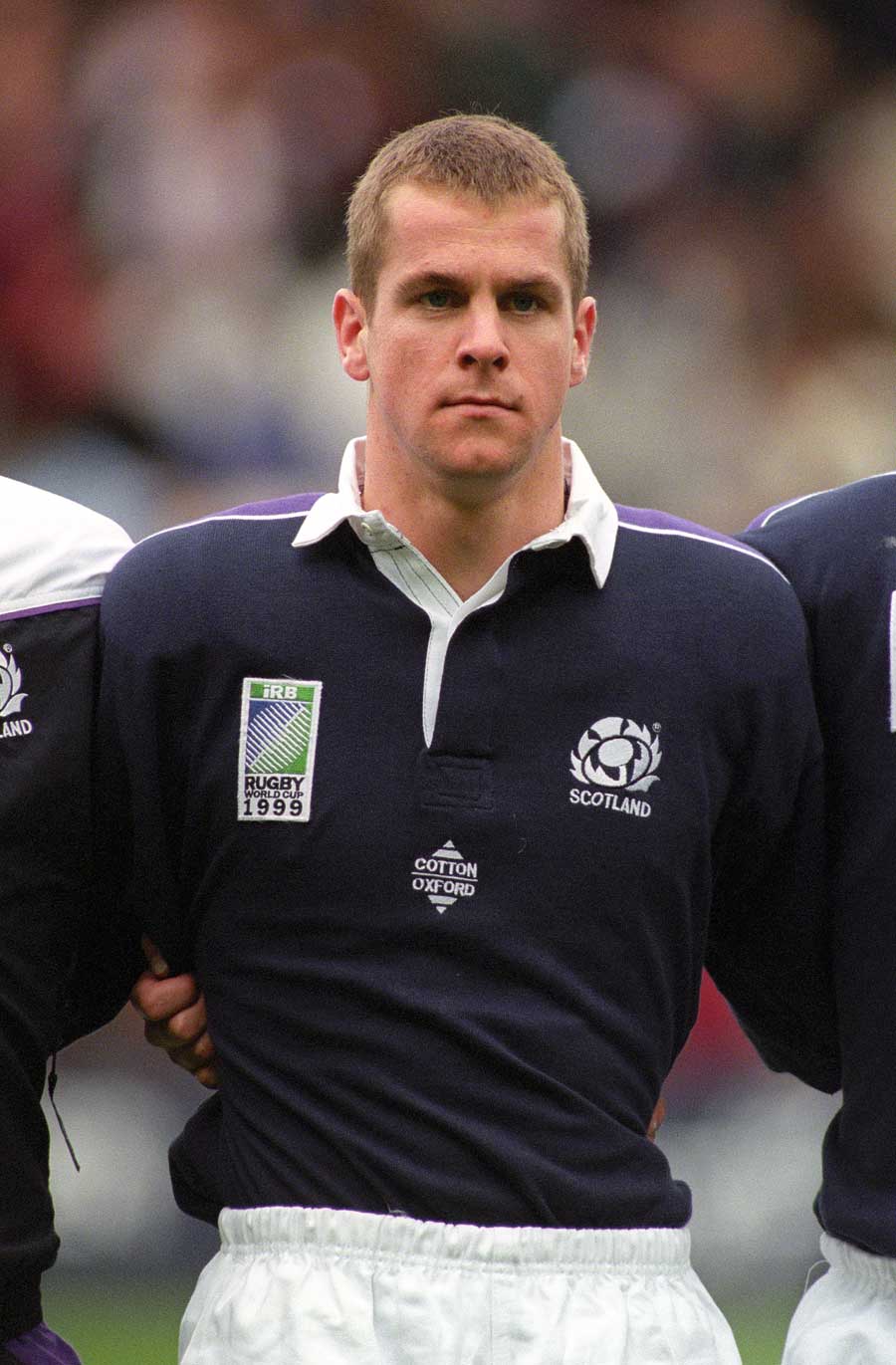 Scotland's Chris Paterson lines up against Spain for his Test debut