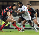Montpellier wing Timoci Nagusa looks to make a break
