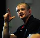 Graham Rowntree fields questions at the unveiling of the EPS