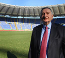 Giancarlo Dondi poses at Rome's Stadio Olimpico