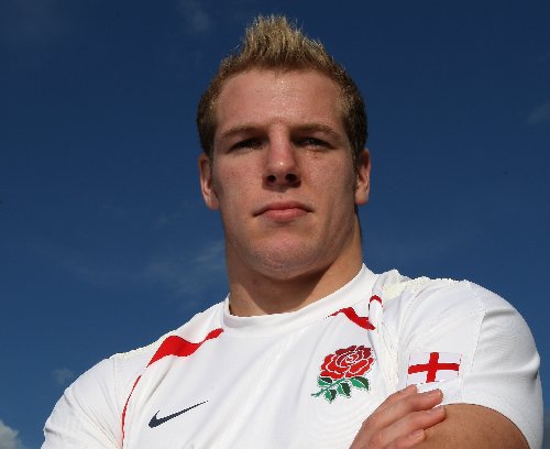 James Haskell of England poses for a portrait at the Pennyhill Park Hotel on October 28, 2008 in Bagshot, England