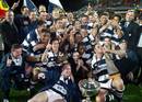 Auckland celebrate after clinching the 2002 NPC