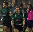 Connacht celebrate at the final whistle