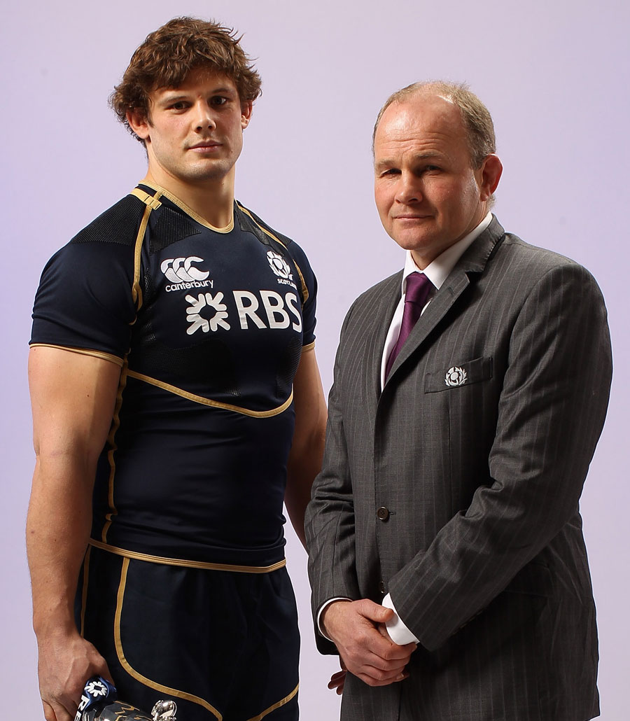 Scotland captain Ross Ford and coach Andy Robinson