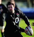England's Ben Foden looks for a pass