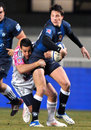 Montpellier's Francois Trinh-Duc looks for support