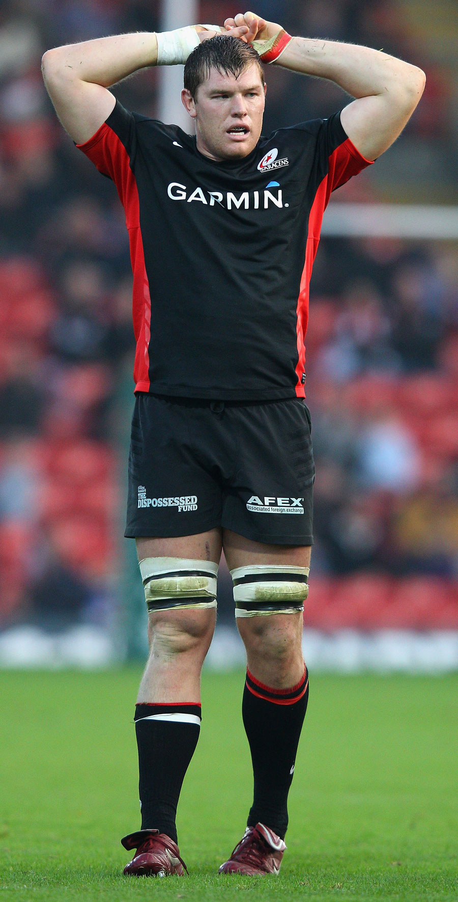 Saracens' Hayden Smith takes a breather