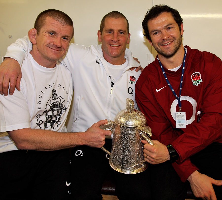 Graham Rowntree, Stuart Lancaster and Andy Farrell
