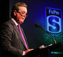 ARU boss John O'Neill speaks at the 2012 Super Rugby launch