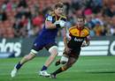 Highlanders flanker Adam Thomson charges clear