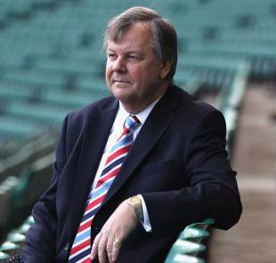 Ian Ritchie looks calm at his first press briefing as the RFU's new chief executive, Twickenham, London, March 1, 2012