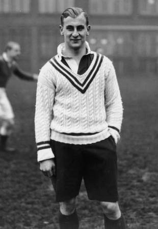 Naturalised Russian Prince Alexander Obolensky (1916-1940). In his first match for England, he scored two tries in the first half against the All Blacks at Twickenham. January 4, 1936