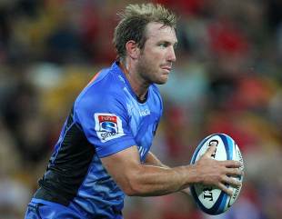 Western Force fly-half James Stannard looks for support