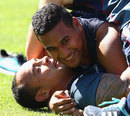 The Melbourne Rebels get to know each other in training