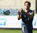 The Rebels' Danny Cipriani warms up for his side's latest outing