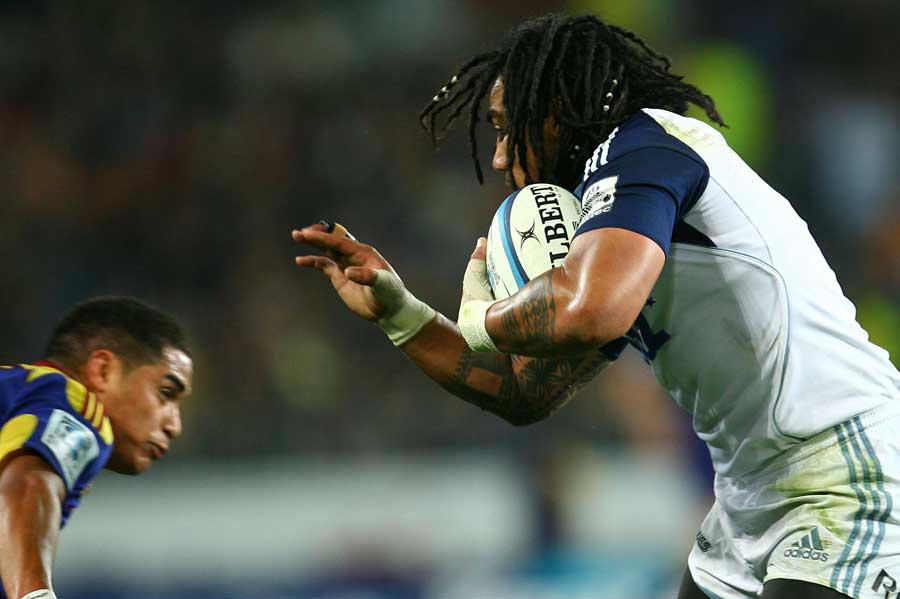 Brace yourself: Ma'a Nonu prepares to hand-off his opponent