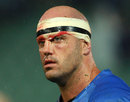 Western Force lock Nathan Sharpe bleeds for his side