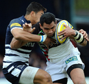 Sale's Luther Burrell crashes into Harlequins' Maurie Fa'asavalu