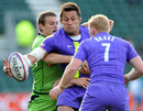England's Chris Cracknell attempts to off load the ball