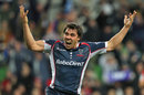 The Rebels' Nick Phipps celebrates his side's victory