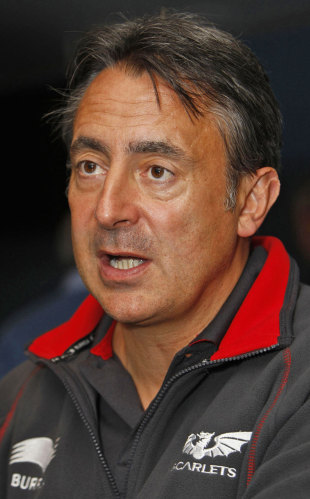 Scarlets coach Nigel Davies