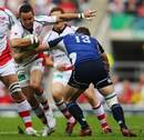 Ulster's Paddy Wallace attempts to get past Brian O'Driscoll