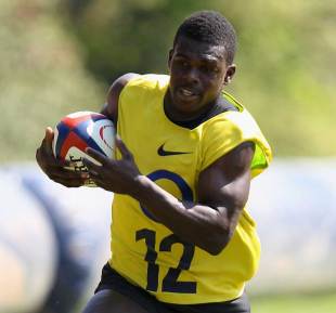 Christian Wade in training with England